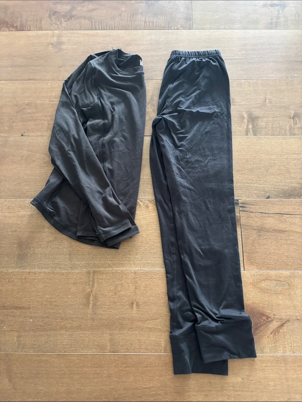Youth Black Thermal Base Layer set, size L